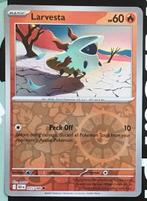 Pokemon - Larvesta (BLK 015) - Reverse holo.., Ophalen of Verzenden, Nieuw, Losse kaart, Foil