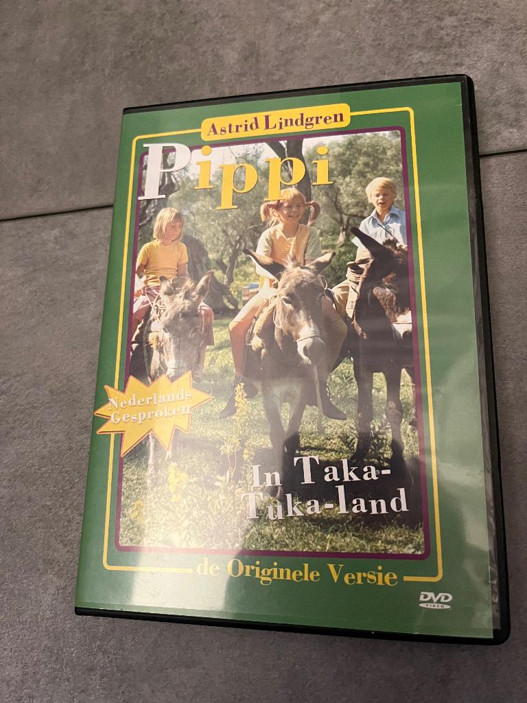 Pippi Langkous dvd, Alle leeftijden, Ophalen of Verzenden, Gebruikt