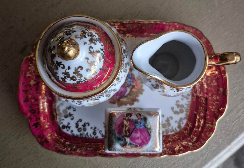 Horst Kuba porselein roomstel, Bavaria Germany 1960-1980, Ophalen of Verzenden