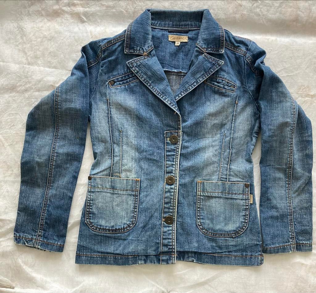 Carbone jeans jasje maat 38, Ophalen of Verzenden, Gedragen, Maat 38/40 (M), Blauw