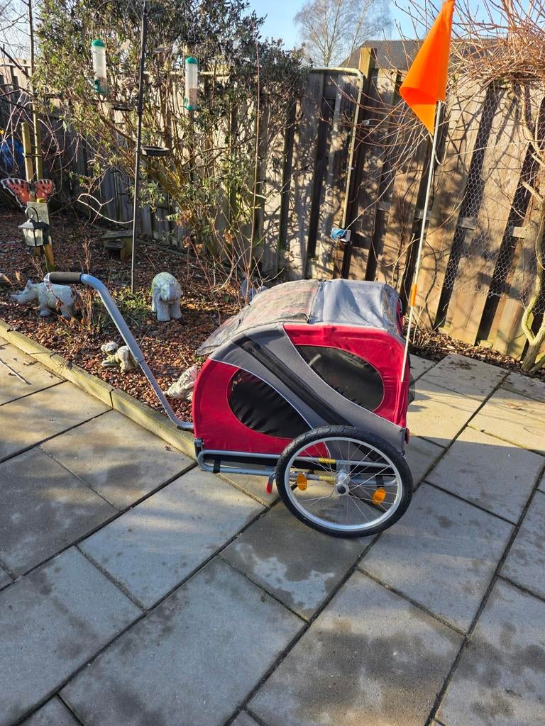 Hondenkar met trekhaak, Vering, Nieuw, Ophalen of Verzenden, Hondenkar