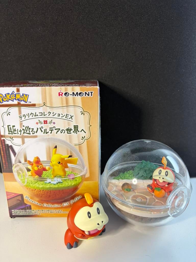 Pokemon Fuecoco Figure bundel - Re-ment terrarium collection, Ophalen of Verzenden, Zo goed als nieuw