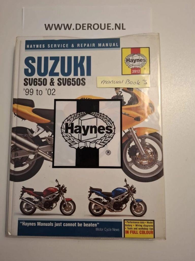 MANUAL BOOK 3 HAYNES SERVICE & REPAIR MANUAL SUZUKI, Ophalen of Verzenden, Nieuw