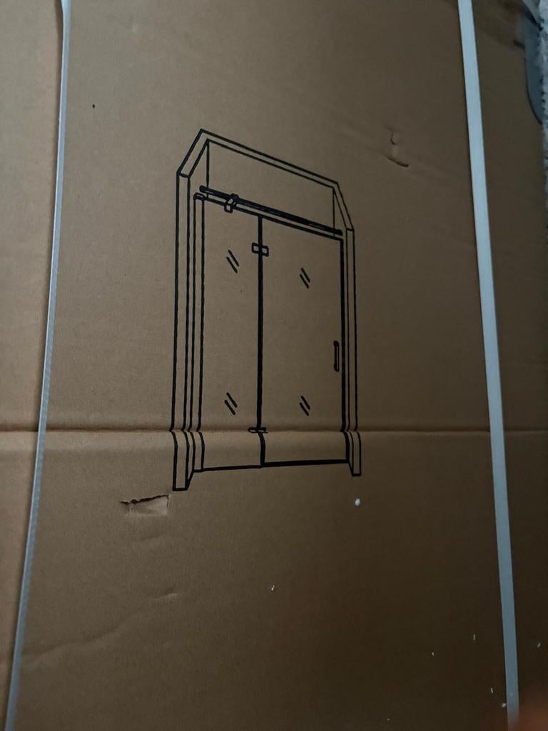 Nieuwe douche nis draaideur, Ophalen, Nieuw, Douche