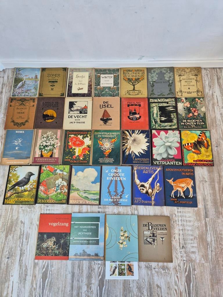 Complete set 31 Verkade albums – Jac. P. Thijsse - zeldzaam, Ophalen of Verzenden, Gelezen, Overige