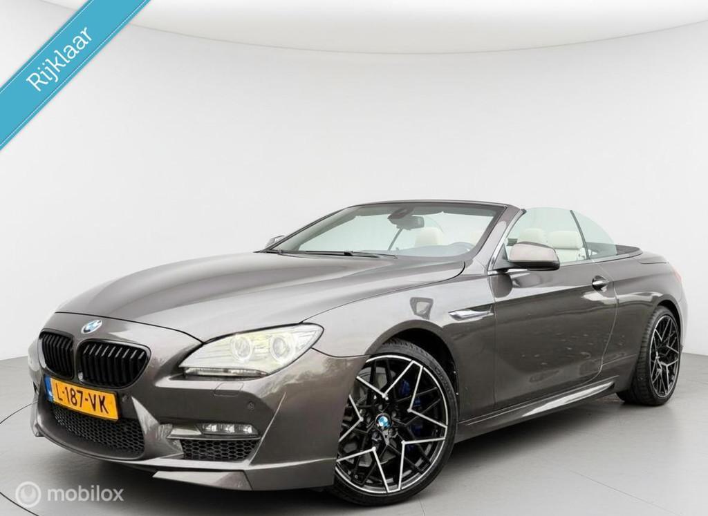 BMW 6-serie Cabrio 650i High Executive Xenon Navi Headup Apk, Automaat, Euro 5, Achterwielaandrijving, Gebruikt