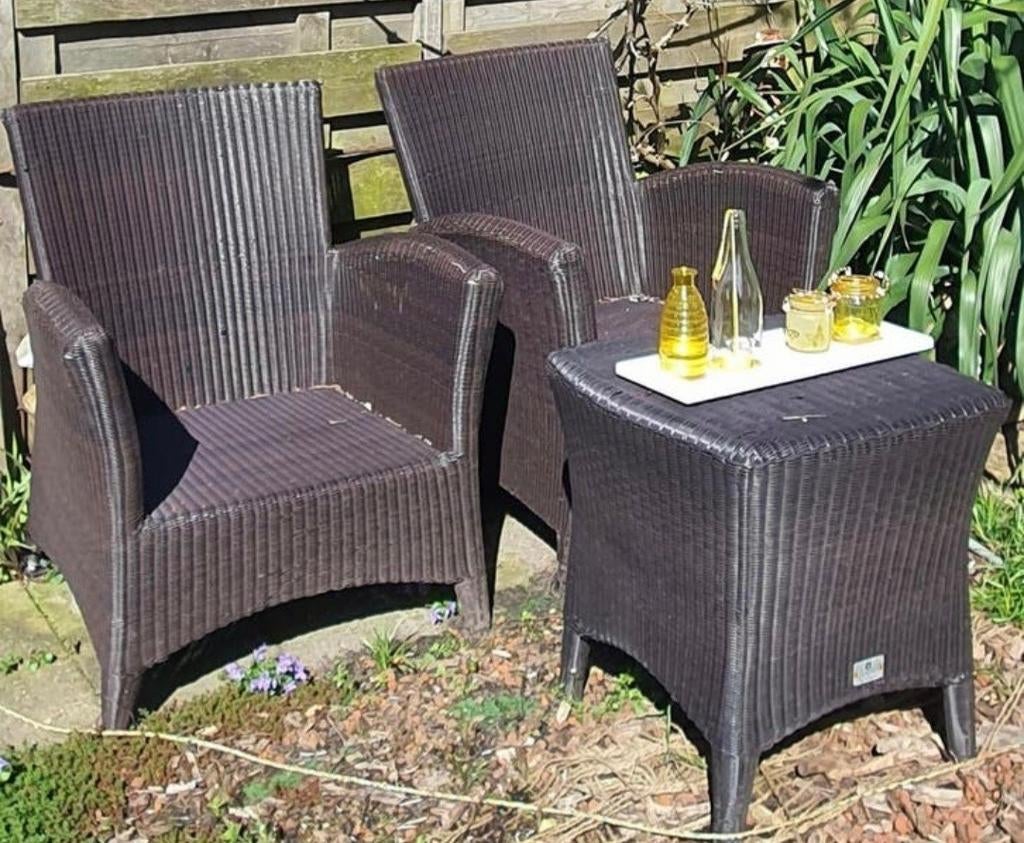 Tuinset 3 delig
2 zware kwaliteit wicker
4 seasons outdoor, Gebruikt, Wicker, Tuinset, Ophalen
