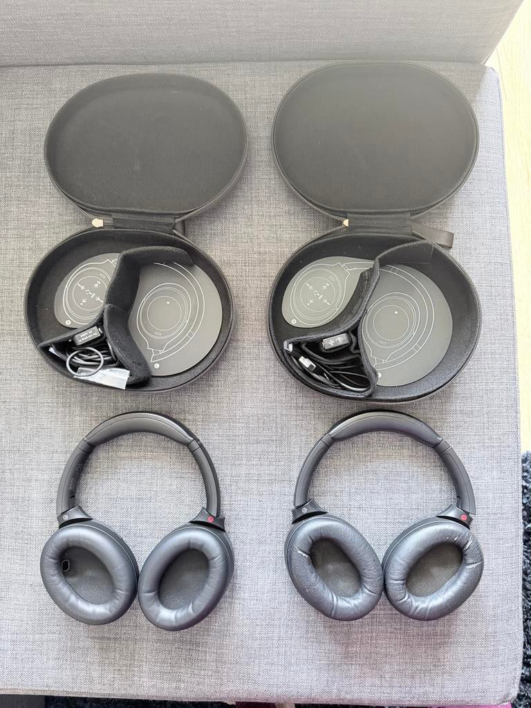 Sony WH-1000XM4 Noise Cancelling Koptelefoon (2 stuks) – Top, Ophalen of Verzenden, Zo goed als nieuw, Merk
