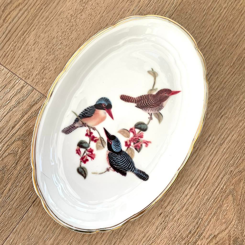 Wanddecoratie wandbord vogels, Ophalen of Verzenden, Gebruikt