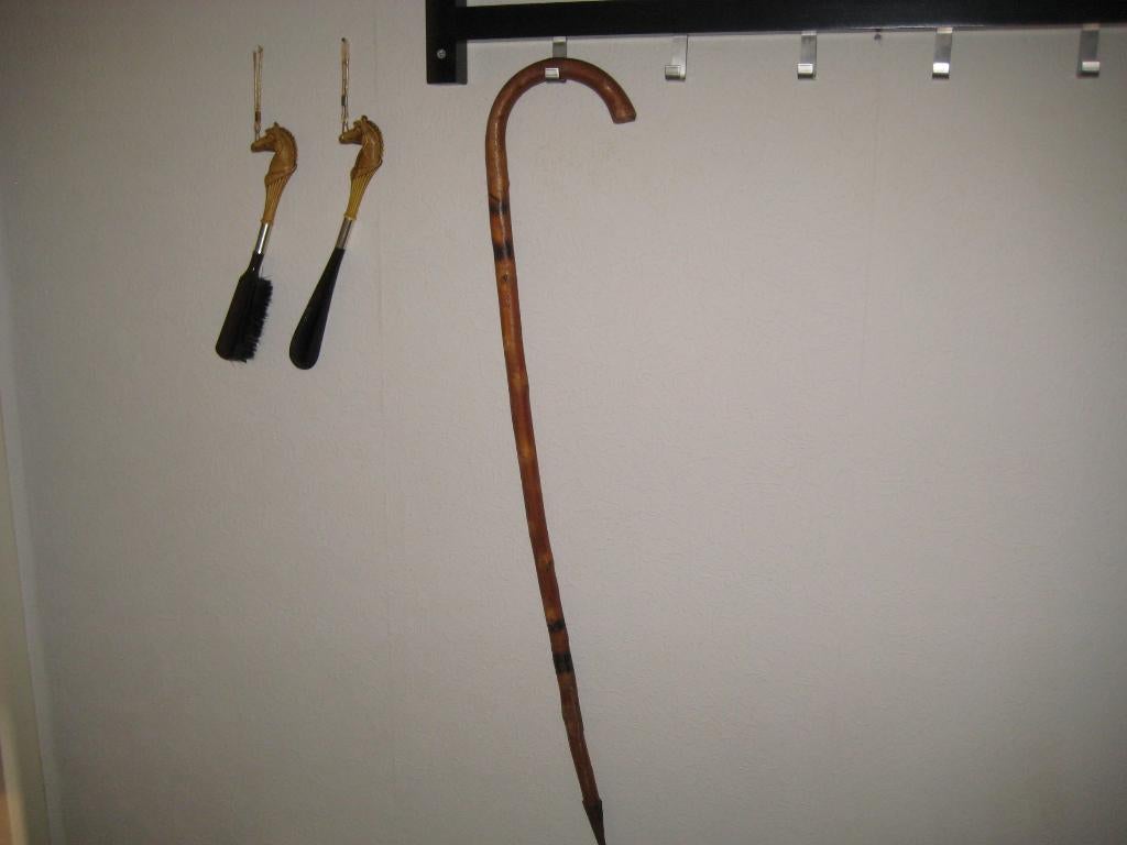 oude Wandel Stok met stalen punt. 5,=, Ophalen, Gebruikt