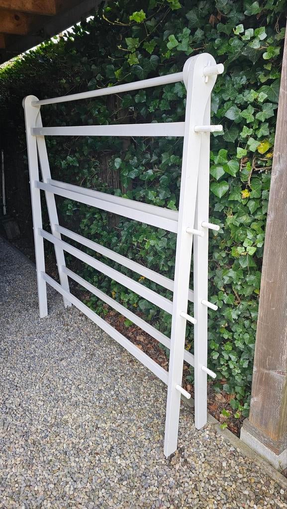 Houten wasrek, Ophalen, Wasrek