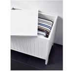 IKEA SILVERÅN kastje met deksel met bergruimte 3x, Ophalen, Zo goed als nieuw