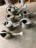 Mooie oude zinken gieters met sproeikop, Ophalen, Zo goed als nieuw