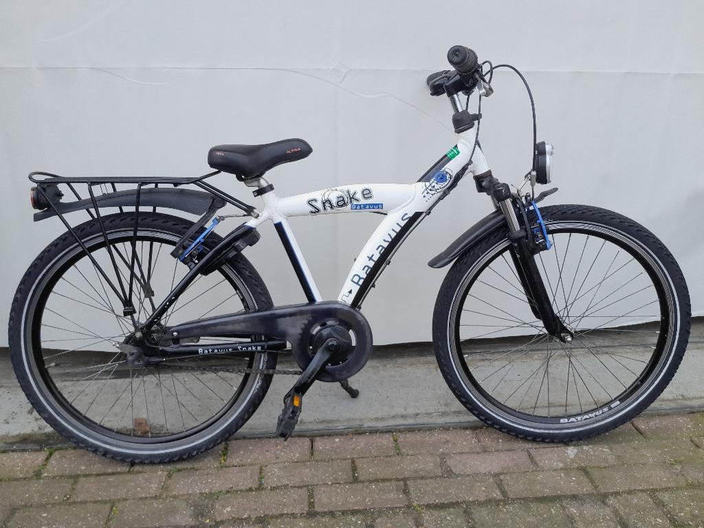 24 inch Batavus Snake met 3 versnellingen en terugtraprem., Ophalen, Versnellingen, Batavus, Gebruikt