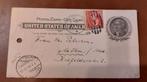USA briefkaart - Geschreven 1899, Ophalen of Verzenden, Briefkaart