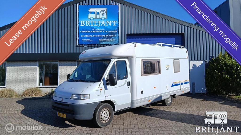 Fiat 230 bürstner.. 2002 fransbed, Caravans en Kamperen, Campers, Bedrijf, tot en met 4, Half-integraal, Fiat, Diesel, Handgeschakeld