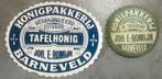 2 sluitzegels Joh. E. Romijn Barneveld tafelhoning, Ophalen of Verzenden, Zo goed als nieuw, Overige typen