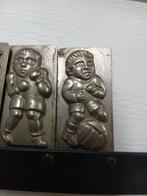 4 oude chocoladevormpjes sporters, Ophalen of Verzenden