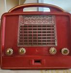 Oude rode radio voor de verzamelaar, Audio, Tv en Foto, Radio's, Ophalen of Verzenden