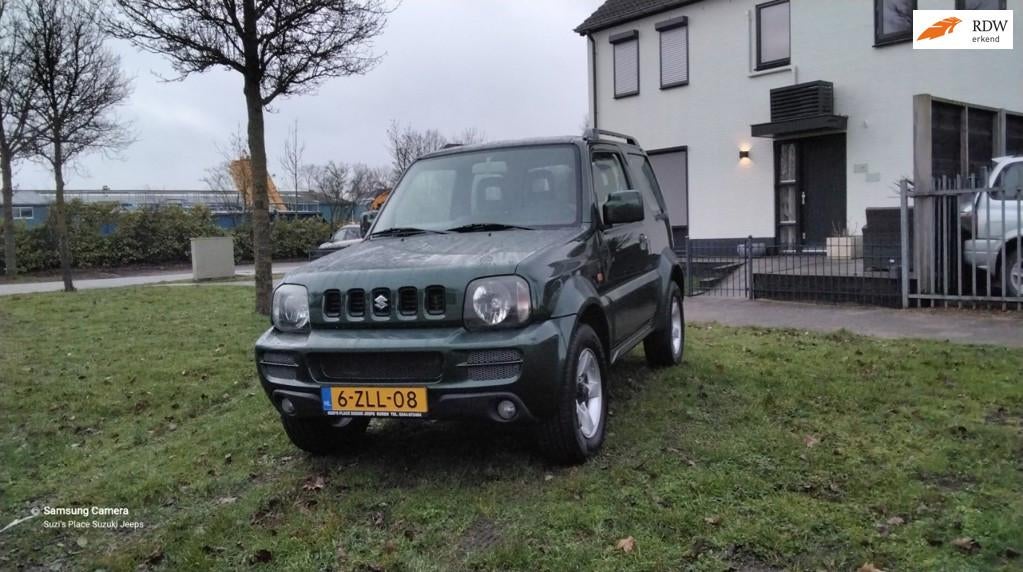 Suzuki Jimny 1.3 Exclusive, Zwart, 4 stoelen, 14 km/l, Bedrijf