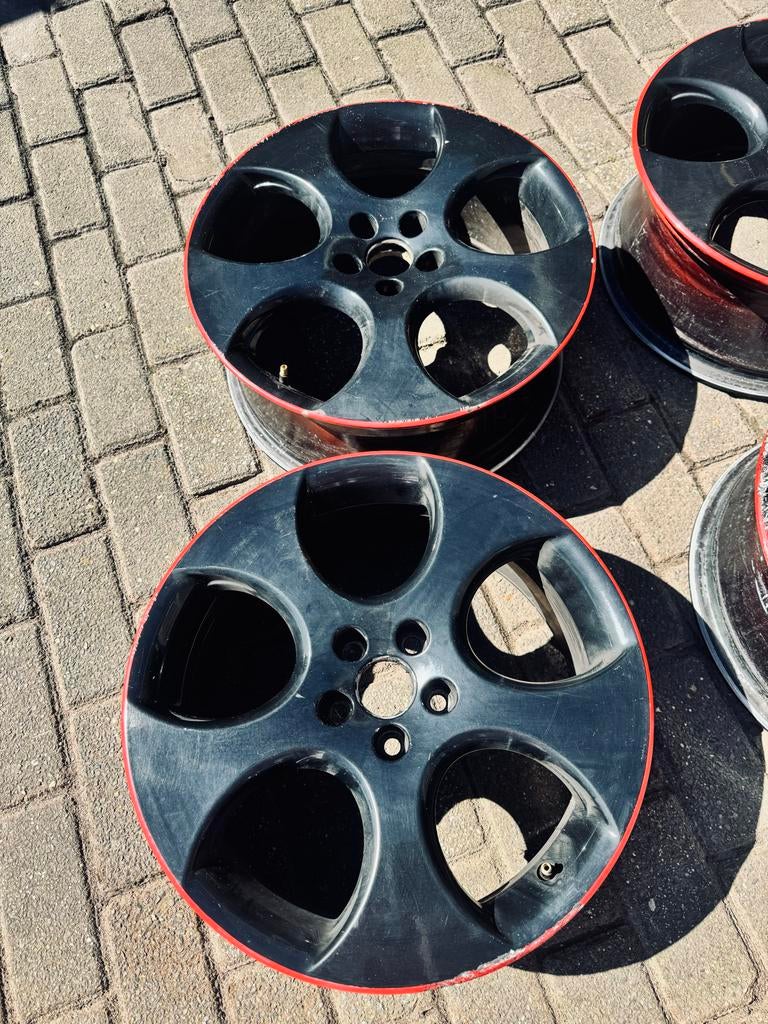 Detroit velgen 5x100, Auto-onderdelen, Banden en Velgen, Ophalen, Gebruikt, Winterbanden, Velg(en)