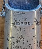 Antieke sterling zilveren chatelaine brillenkoker, Ophalen of Verzenden, Zilver