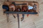 Vintage Pijpenrek met 5 pijpen, Gebruikt, Ophalen of Verzenden, (Water)pijp