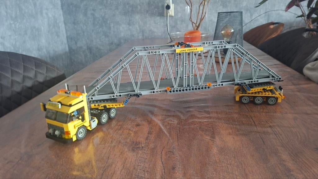 Lego Technic vrachtwagen met brug, Ophalen of Verzenden