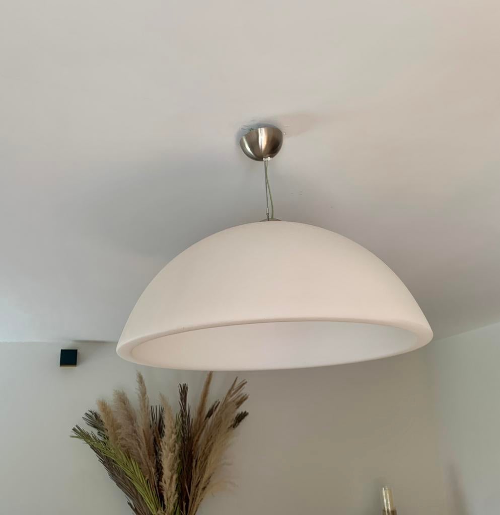 Design hanglamp kunststof 60 én 90 cm, Ophalen, Zo goed als nieuw, Kunststof, Minder dan 50 cm