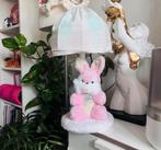 Vintage nonours konijnen tafel lamp tafellamp, Ophalen of Verzenden, Zo goed als nieuw, Stof, Minder dan 50 cm