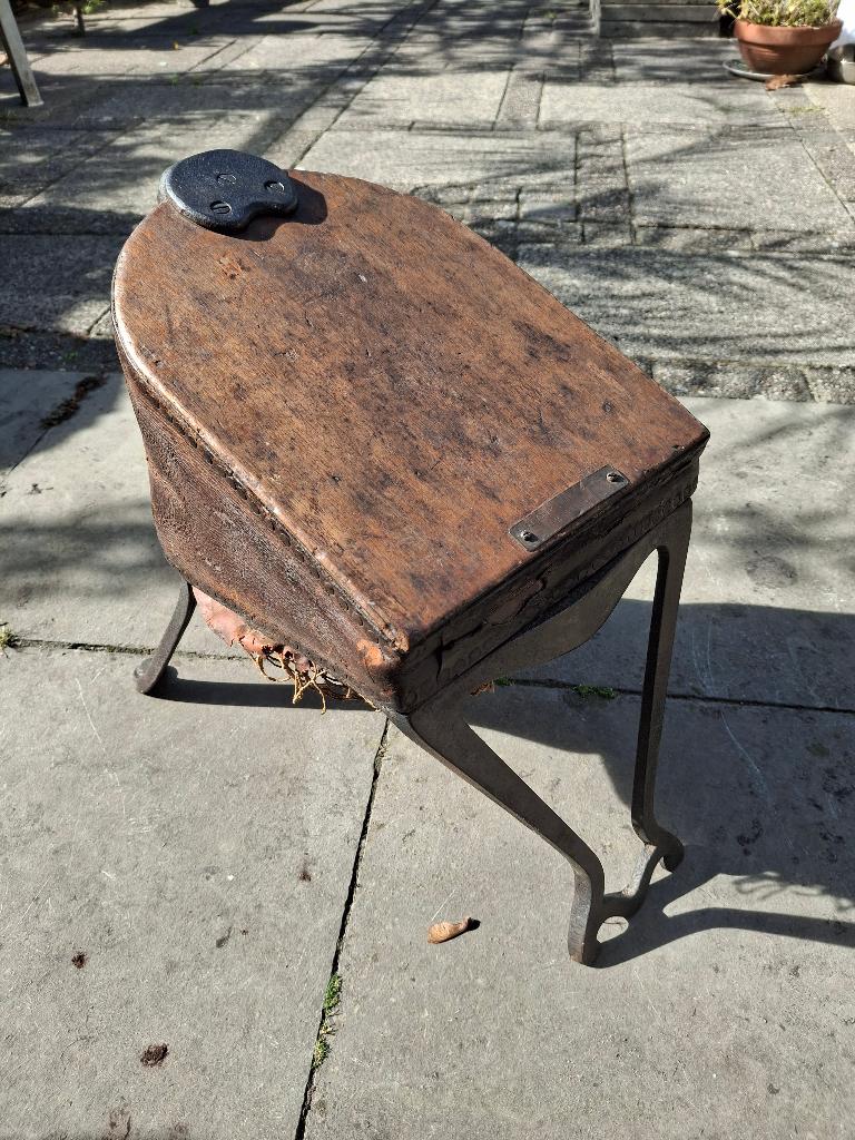 Antieke tandarts voetbediende blaasbalg, Antiek en Kunst, Ophalen