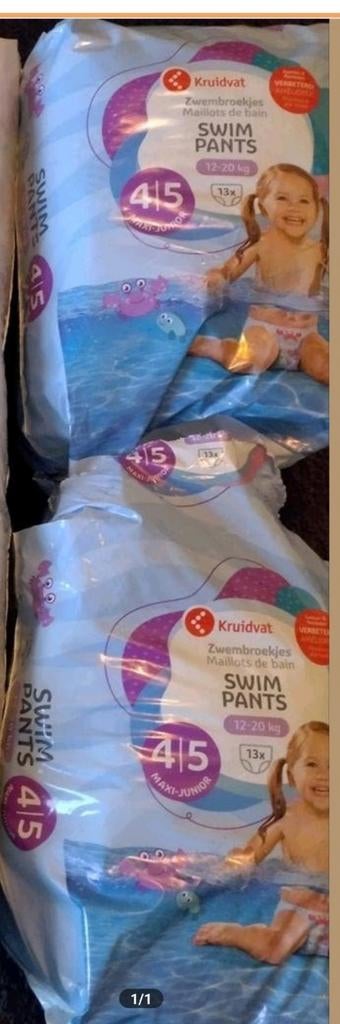 Kruidvat zwemluiers maat 4-5, 25 stuks, Ophalen, Nieuw