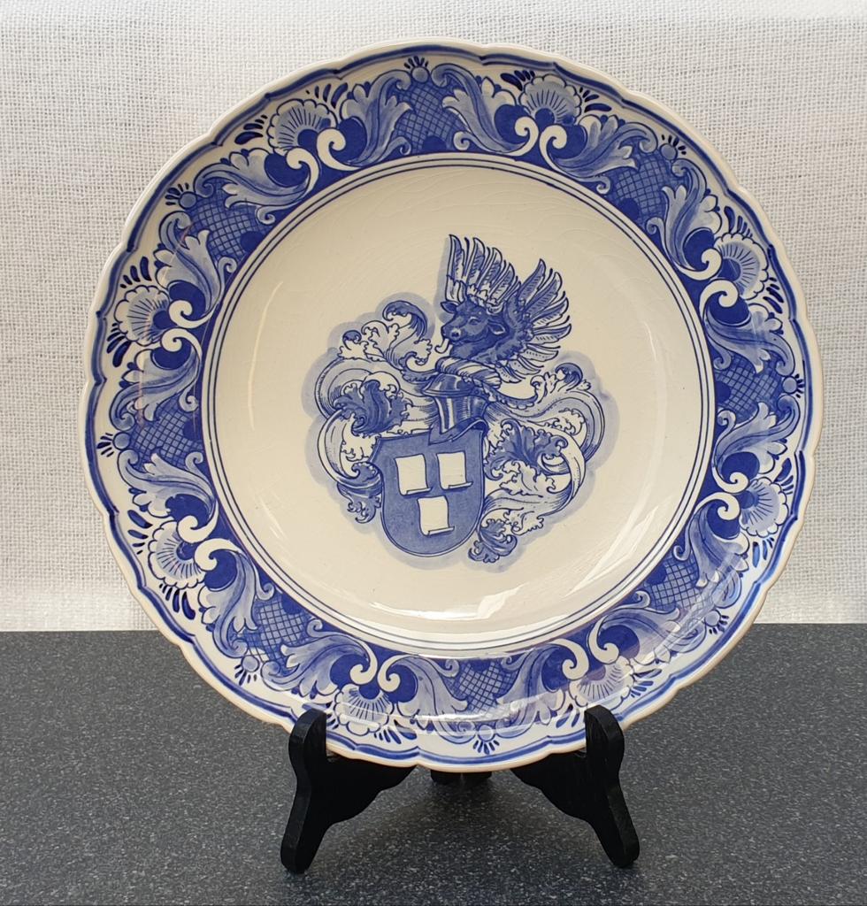 Aardewerk wandbord Berghuizer Papierfabriek 1986, Ophalen of Verzenden