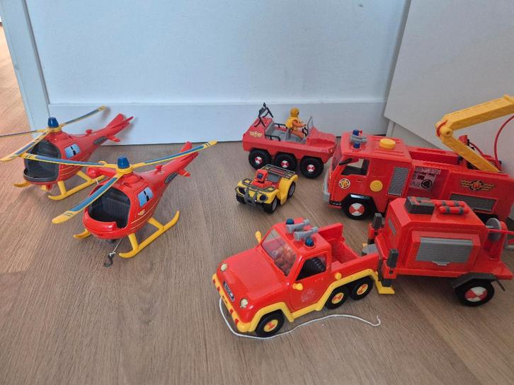 Brandweerman Sam speelgoed, meerdere voertuigen, Kinderen en Baby's, Speelgoed | Speelgoedvoertuigen, Gebruikt, Ophalen