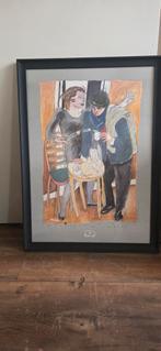 Zeefdruk 'La Amorosa del Cazador' 50 x 70 cm, Ophalen