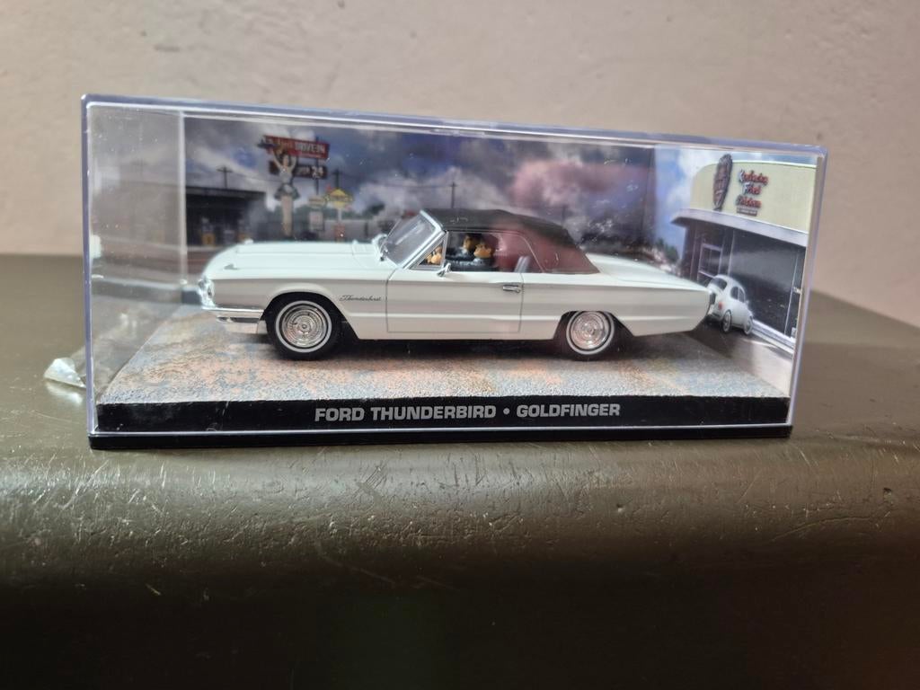 Ford Thunderbird James Bond Goldfinger 1:43 Altaya 007, Hobby en Vrije tijd, Modelauto's | 1:43, Ophalen