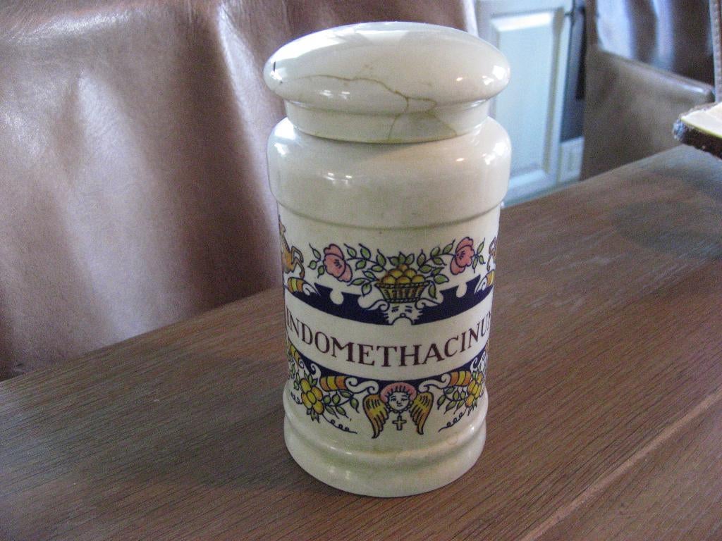 Apothekers pot 2 'Koninklijk Goedewaagen' - MSD 1962, Antiek en Kunst, Antiek | Keramiek en Aardewerk, Verzenden