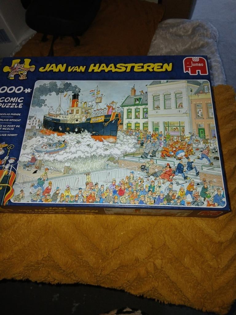 Jan van haasteren 1000stukjes, Ophalen, 500 t/m 1500 stukjes, Zo goed als nieuw