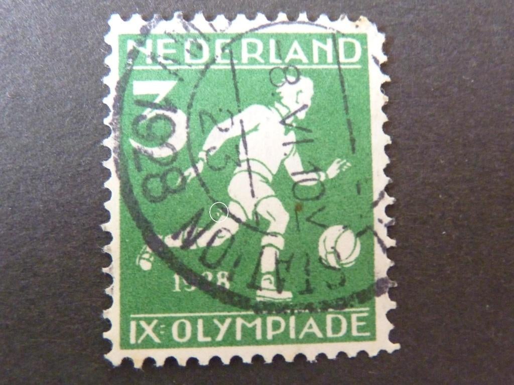 plaatfout 214 , gestempeld., Postzegels en Munten, Postzegels | Nederland, Verzenden, T/m 1940, Gestempeld