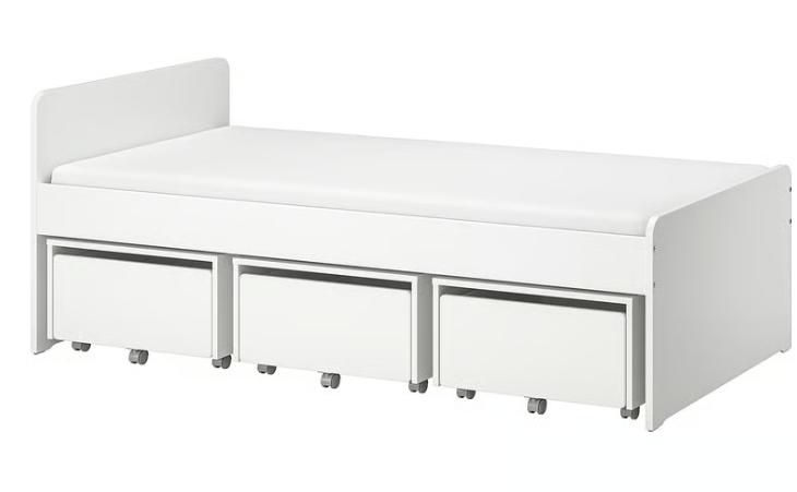 Kids Cot with new Mattress & 3 Large Drawers ., 85 tot 100 cm, Zo goed als nieuw, 180 cm of meer, Ophalen