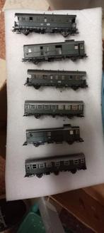 Te koop 6 wagons  3 van roco en 3 van fleischmann, Hobby en Vrije tijd, Gelijkstroom, Verzenden, Fleischmann, Wagon
