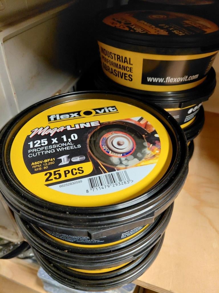 Flexovit megaline mm schijven 25st, Ophalen of Verzenden, Nieuw