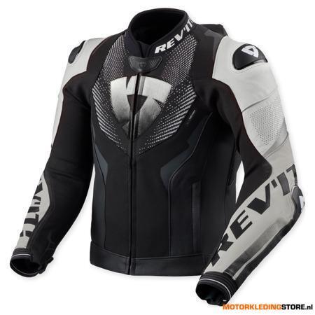 REVIT! Hyperspeed 3 Pro Leren Motorjas, Zwart-Wit, Motoren, Kleding | Motorkleding, Nieuw met kaartje, Ophalen of Verzenden
