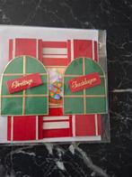 Leuke aparte 3D kerstkaarten + 6 geborduurde laatste 6, Ophalen of Verzenden, Nieuw