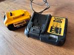 Dewalt accu 18v 4ah met lader dcb113 accuset de walt, Ophalen of Verzenden, Zo goed als nieuw