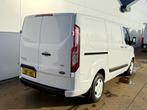 Ford Transit Custom 340 1.0 PHEV 120PK Plug-in Automaat L1H1, Auto's, Bestelauto's, Stof, Gebruikt, Zwart, Plug-in hybride