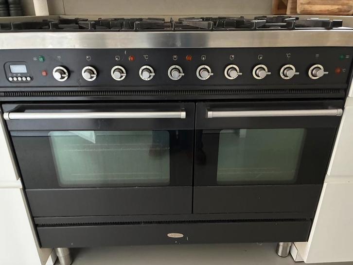 Boretti Gasfornuis, Witgoed en Apparatuur, Fornuizen, Gebruikt, Vrijstaand, Gas, 5 kookzones of meer, 90 tot 95 cm, 60 cm of meer