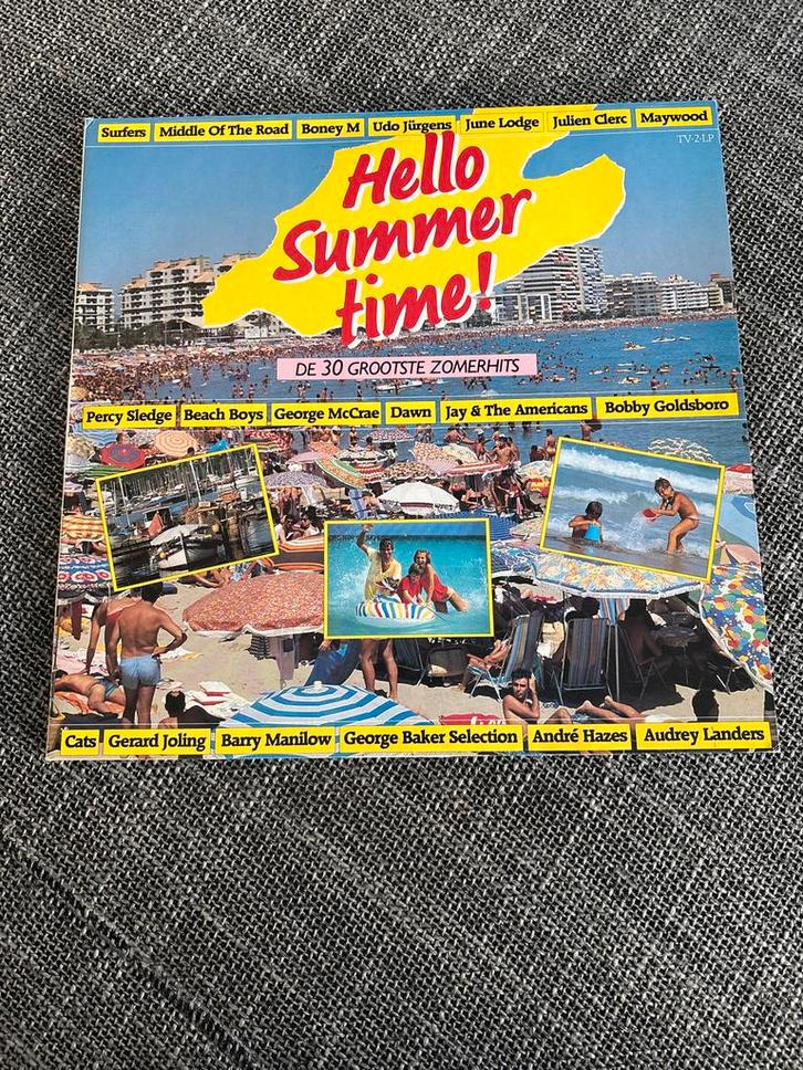 Hello Summer Time! - De 30 Grootste Zomerhits LP, Cd's en Dvd's, Vinyl | Pop, Gebruikt, 12 inch, Ophalen