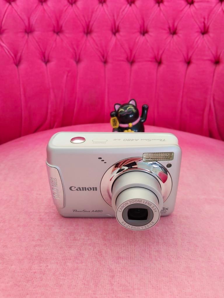 Canon PowerShot A480 Compact Camera - Zilver, Gebruikt, Canon, Compact, Ophalen of Verzenden