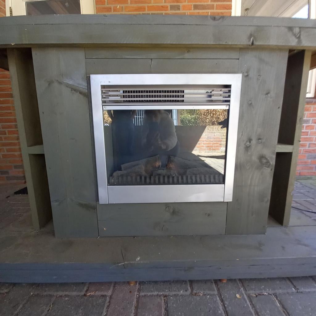 Schouw net elektrische kachel, Ophalen, Vrijstaande haard, Elektrische haard